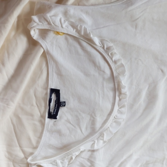 skirt, sz 12p, wrap around w/white tee - Picture 3 of 6